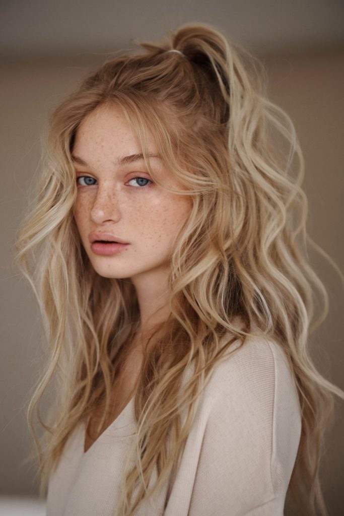 Effortless Beachy Blonde Waves