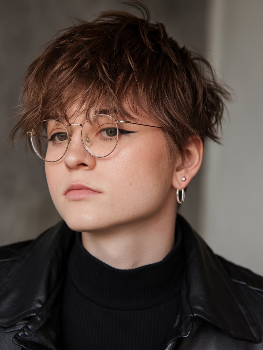 Textured Pixie Cut with Tousled Layers