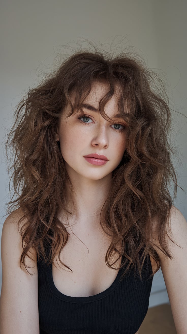 Soft Layers with Bangs