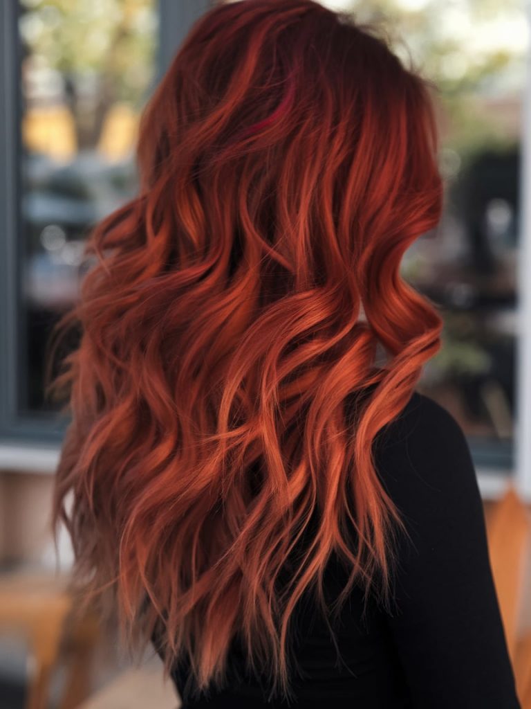 Sunset Copper Waves