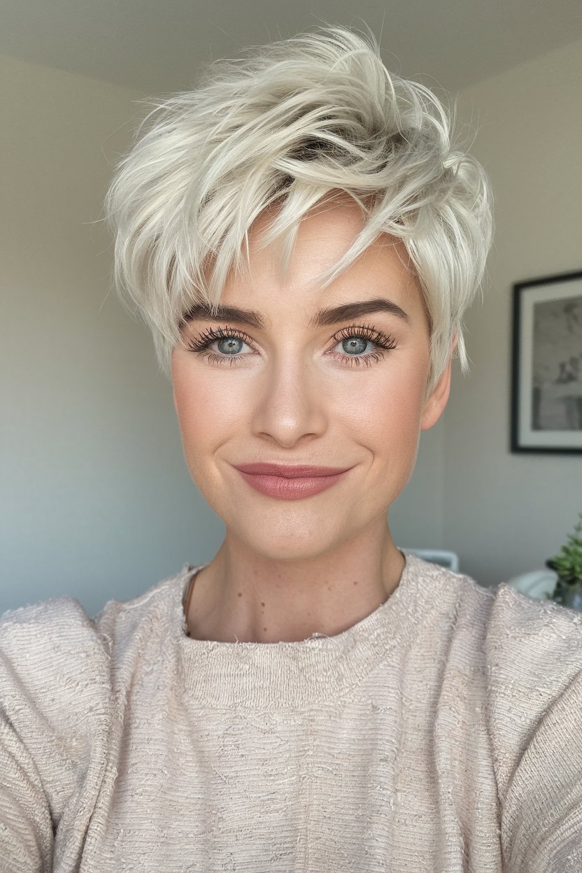 Layered Platinum Pixie
