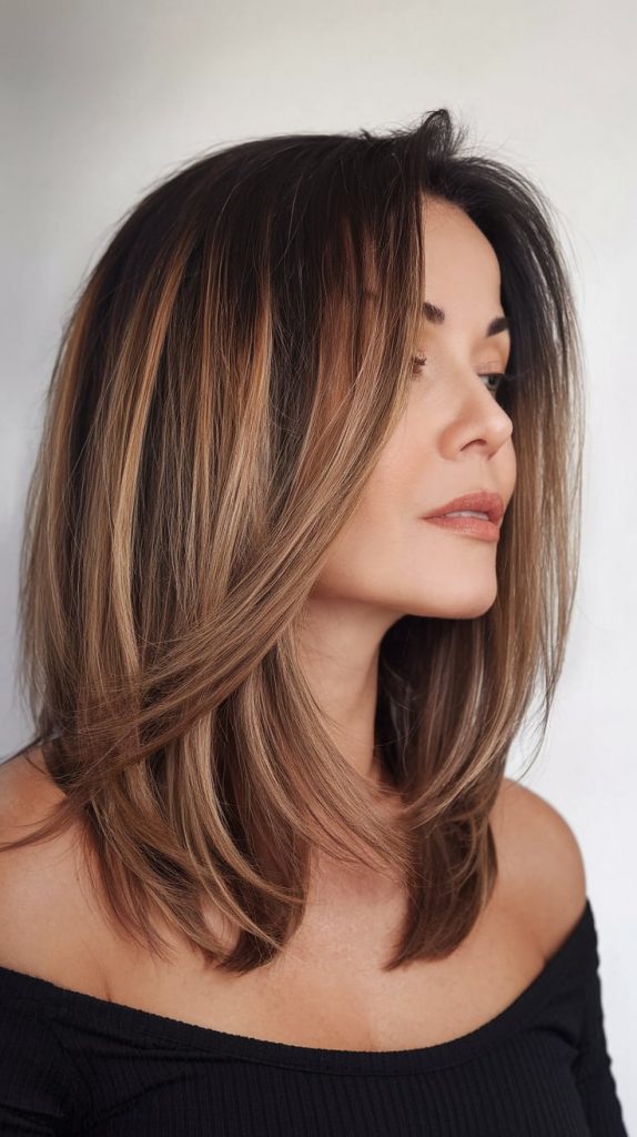 Luxurious Long Layers with Soft Balayage
