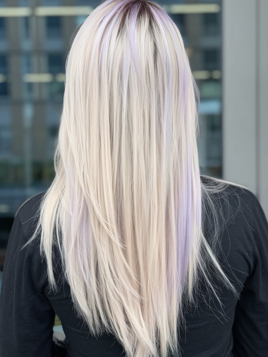 Lavender-Tinted Platinum