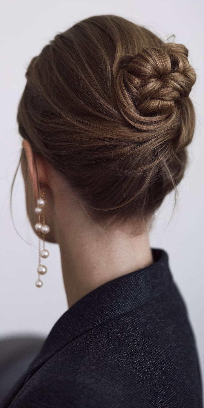 Intricate Braided Low Bun