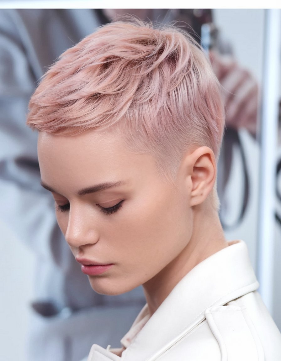 Pastel Pixie Cut