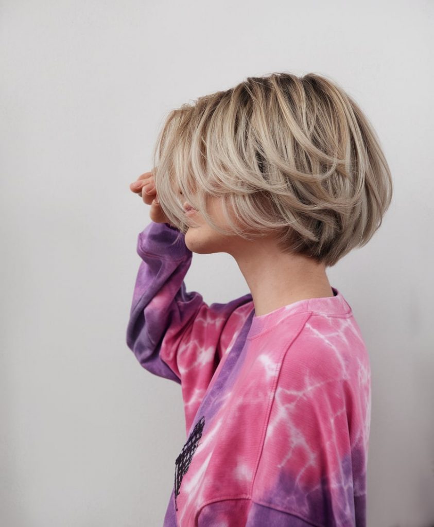 Voluminous Stacked Bob