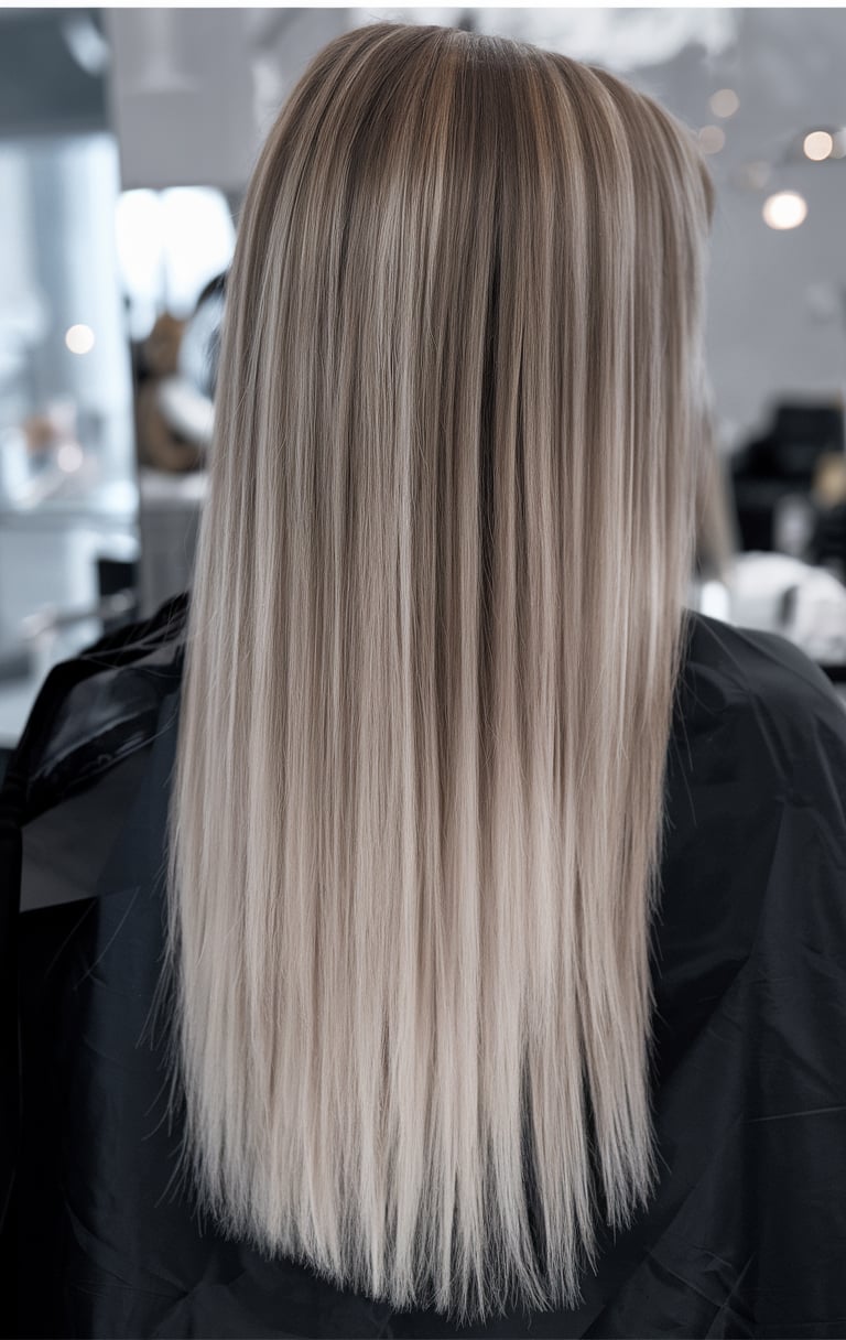 Frosted Blonde Ombre