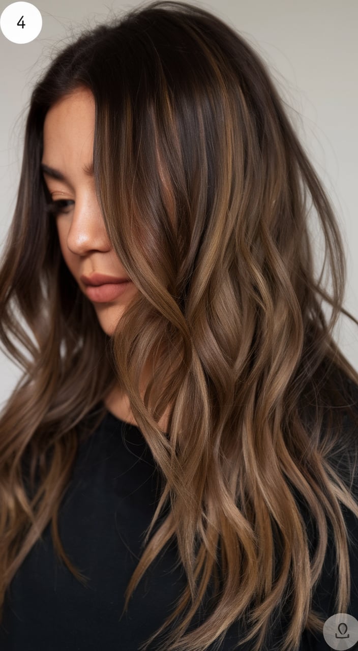 Subtle Mocha Highlights