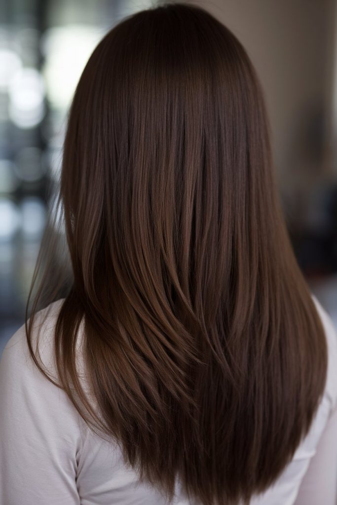 Soft Cocoa Brown with Blended Highlights