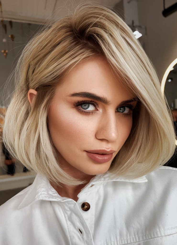 Chic Side-Parted Bob