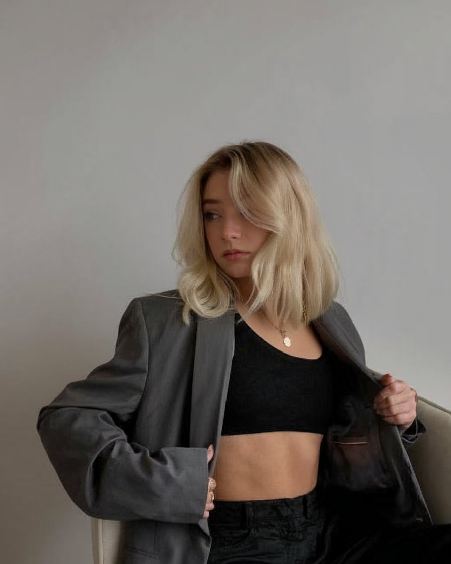 Sophisticated Lob with Subtle Movement