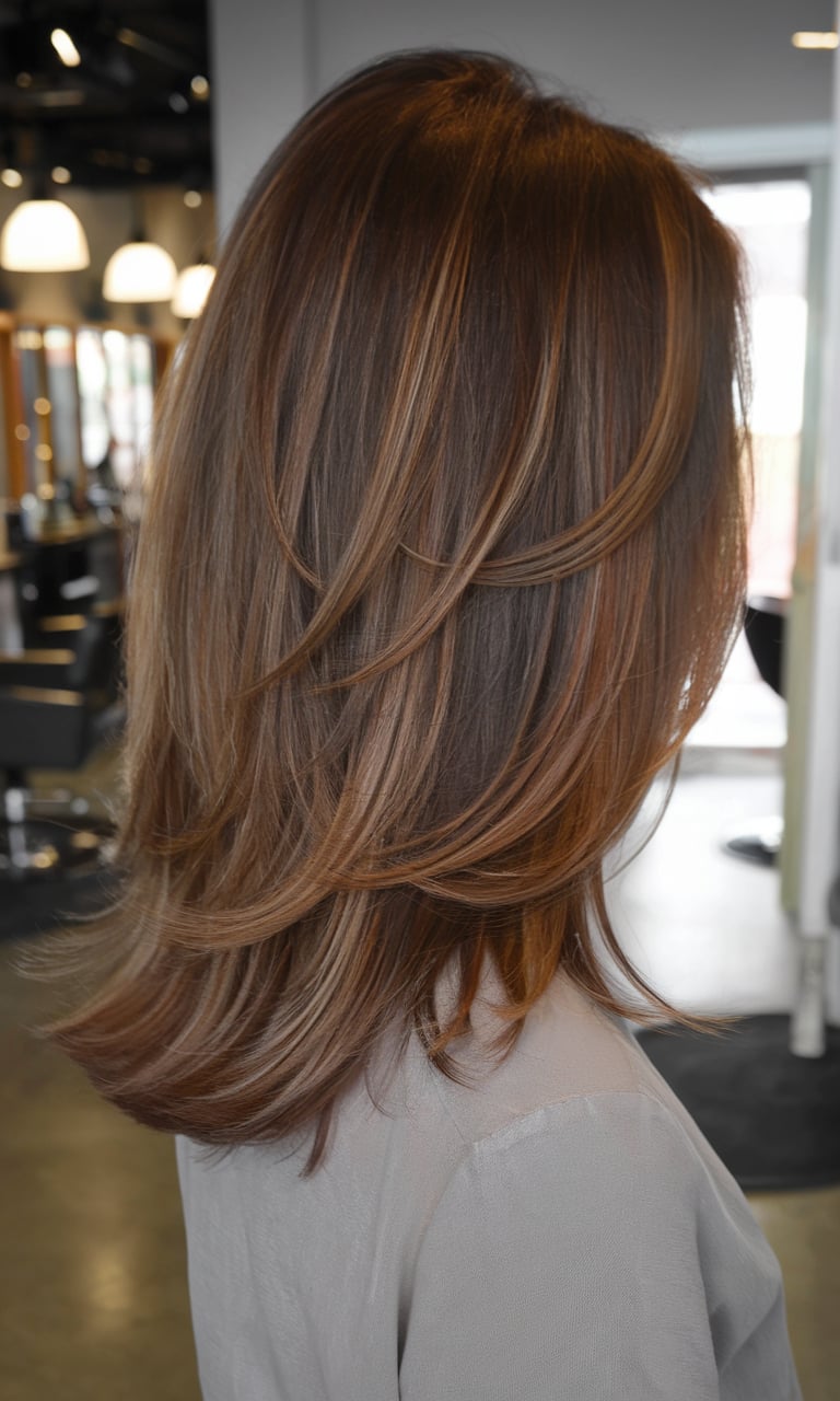 Sleek Brunette Layers