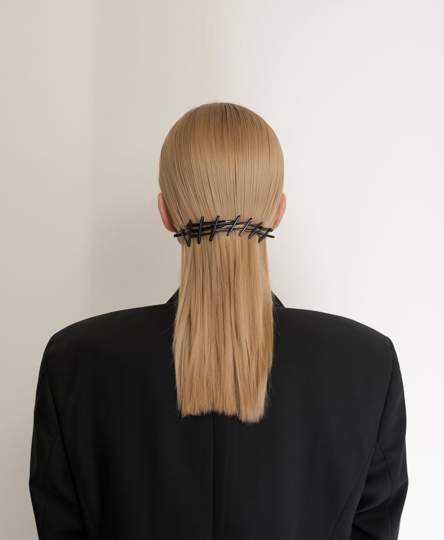 Straight and Structured with Edgy Clips