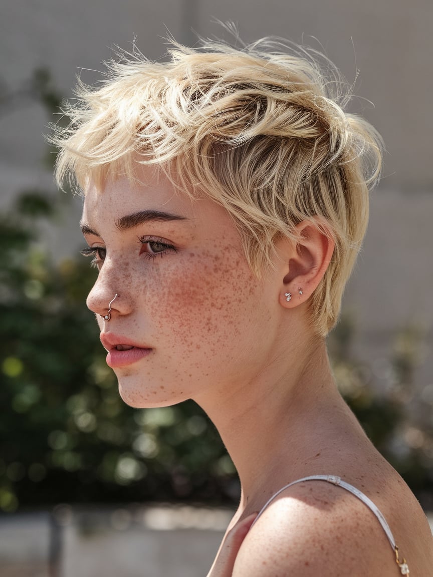 Tousled Blonde Layers