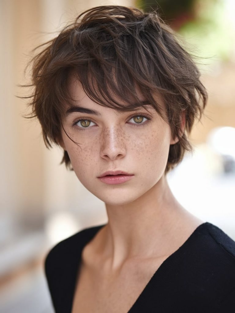 Soft, Tousled Pixie with Texture