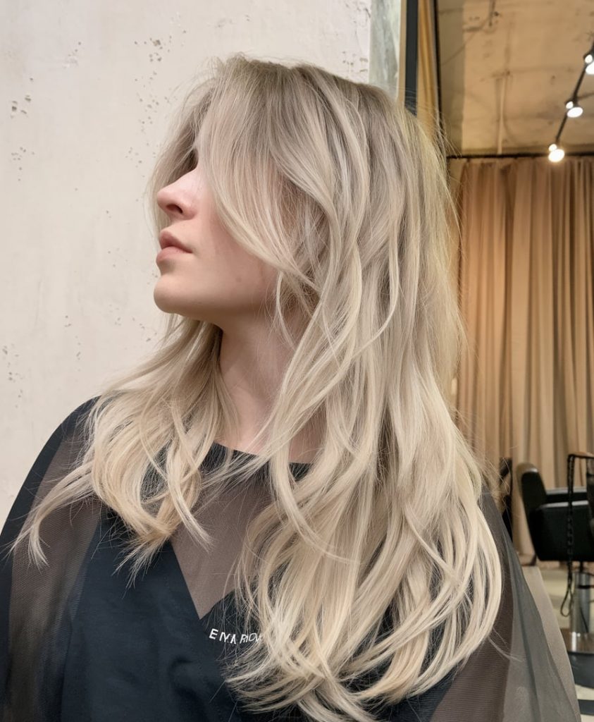 Layered Texture with Beachy Blonde Hues