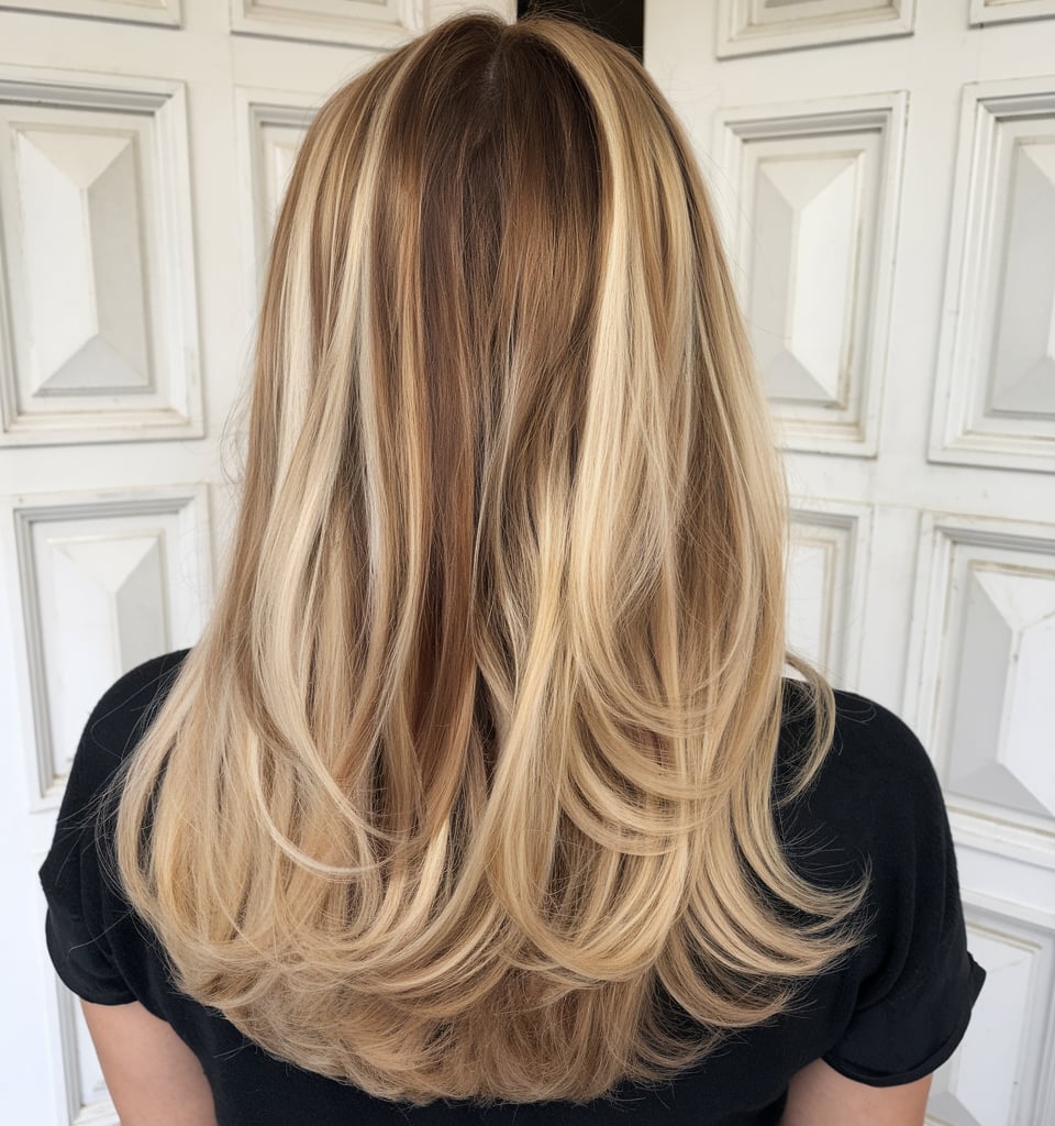 Ash Blonde Balayage Waves