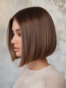 Glossy Brunette Elegance