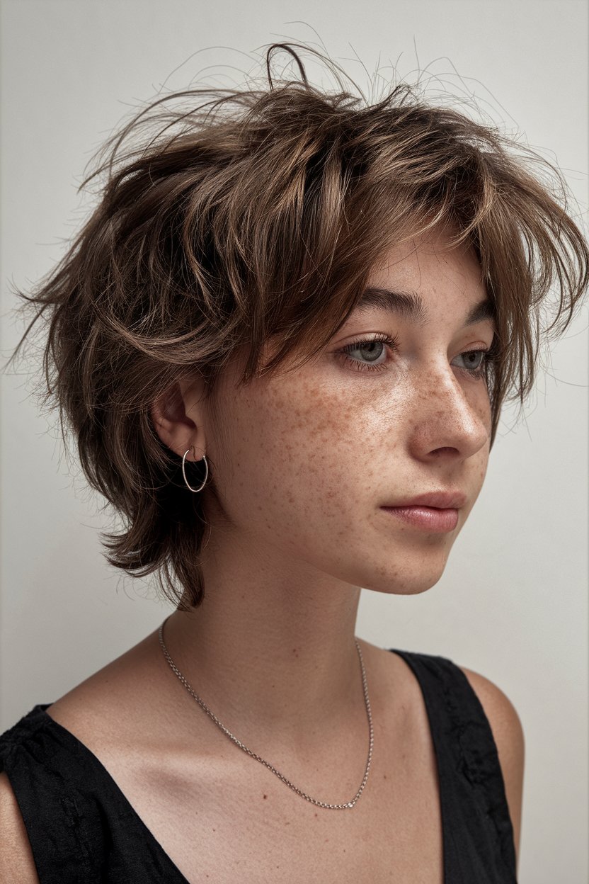 Layered Shaggy Bob