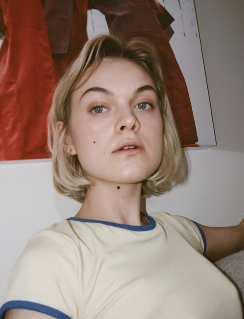 Classic Blonde Pixie Shag