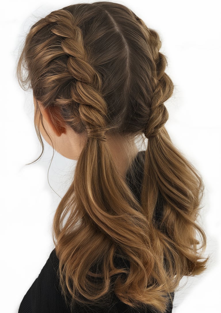 Twisted Double Pigtails