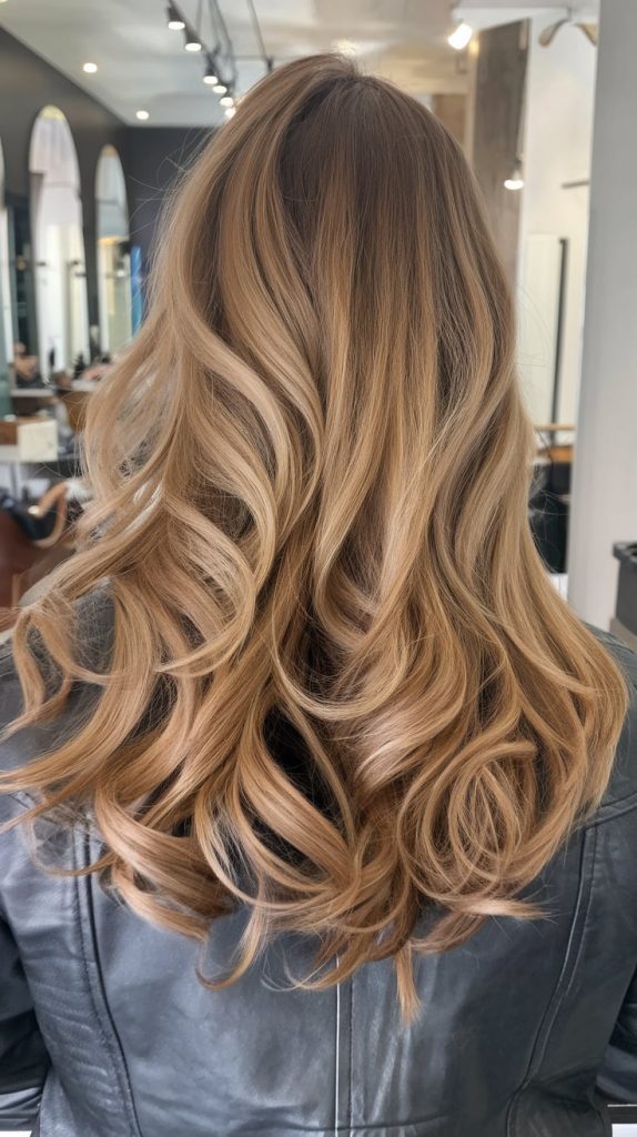 Textured Curls with Soft Brunette Tones