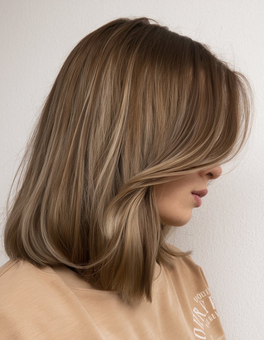 Classic Blunt Cut with a Softened Edge