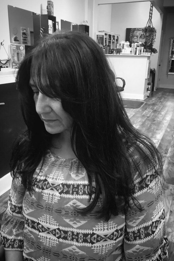 18. Shag with Curtain Bangs