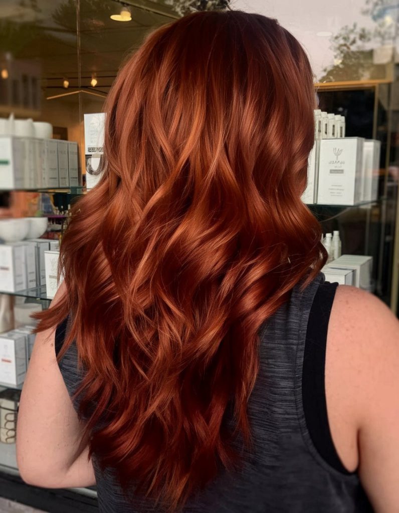 Copper Flame Waves