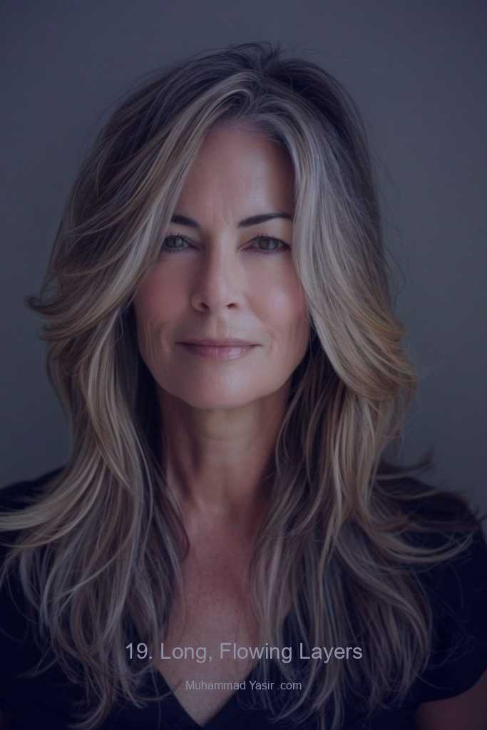 Long, Flowing Layers Hairstyle