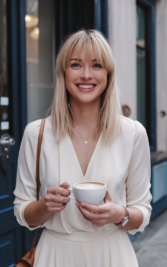 Breezy and Bright with Wispy Bangs