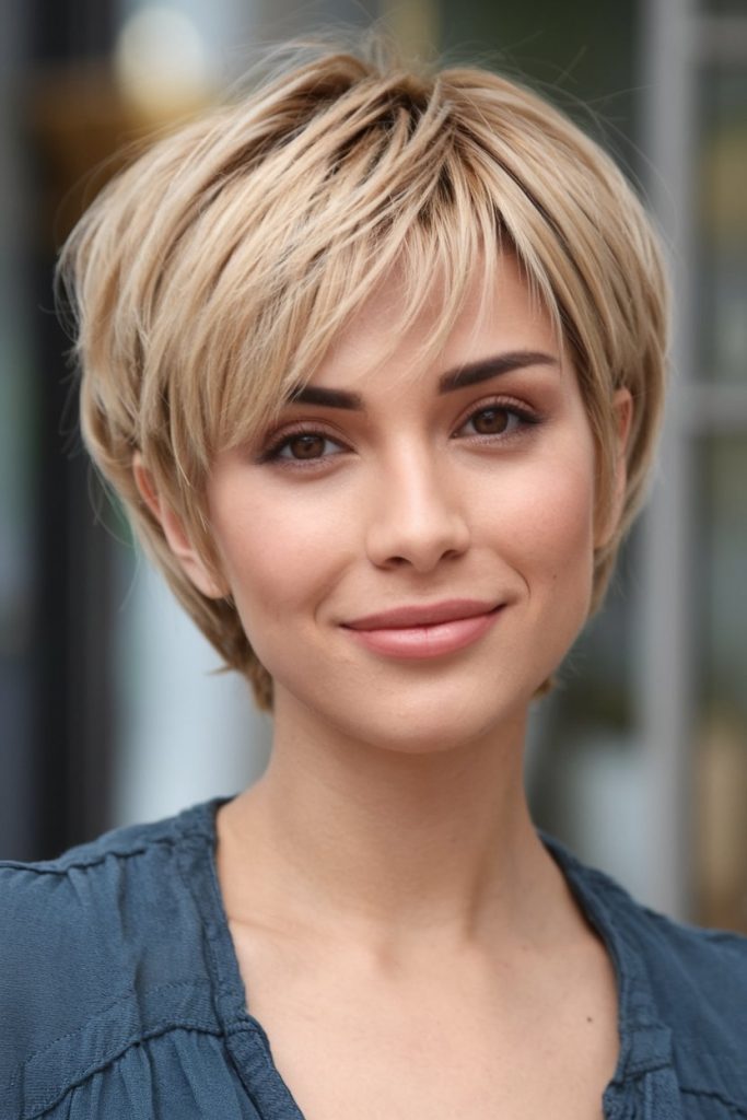 Sleek Short Layers for Ultimate Sophistication