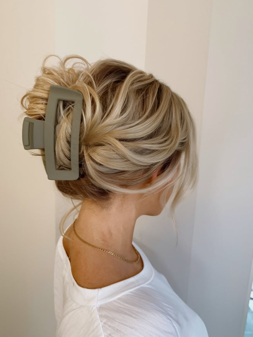 Effortless Claw Clip Twist