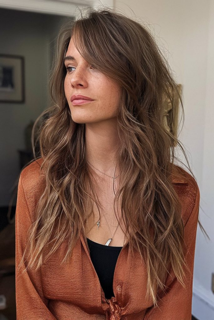 Sun-Kissed Waves with Subtle Balayage