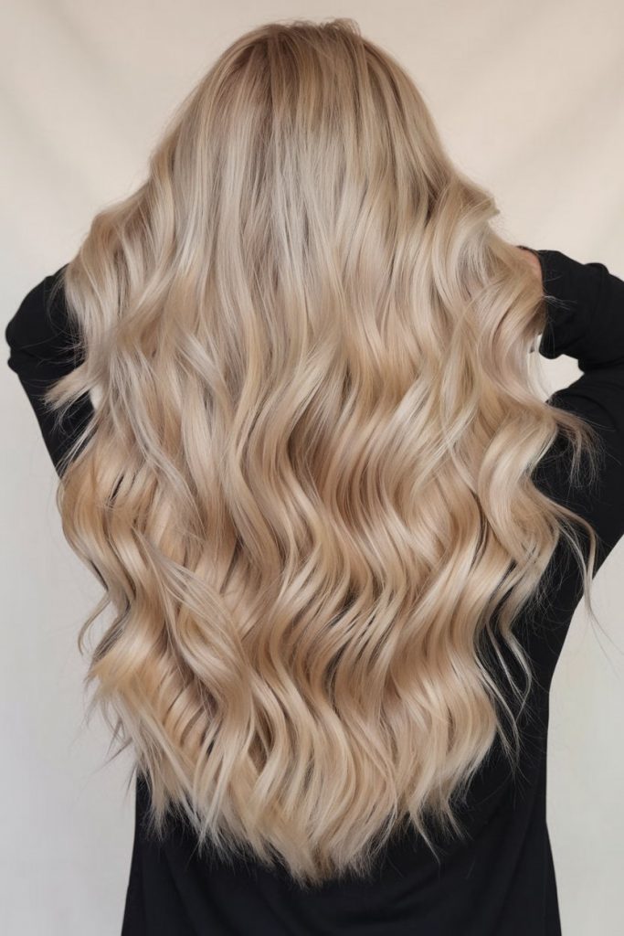 Soft Blonde Waves with a Lived-in Look