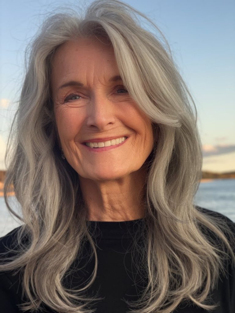 Windswept Waves with a Natural Finish