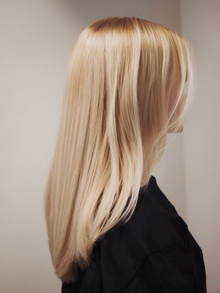 Golden Balayage Waves