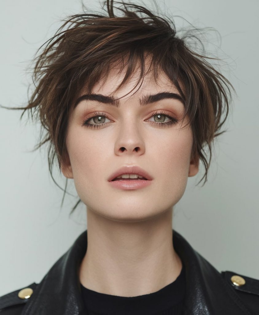 Edgy Textured Pixie Cut