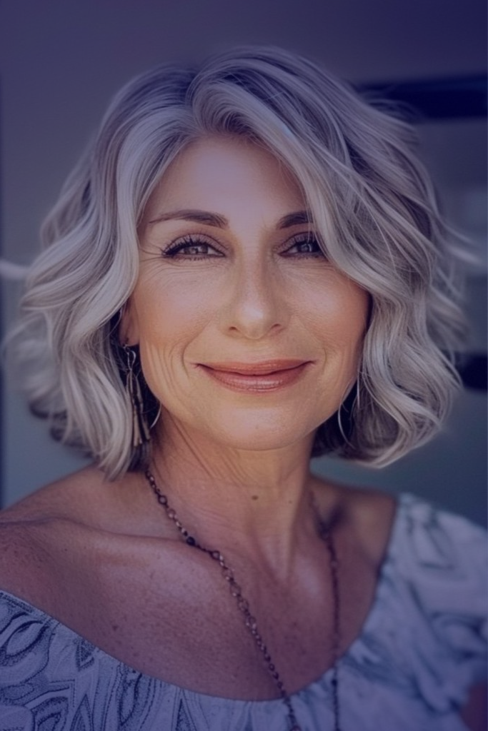 20. Wavy Bob with Texture