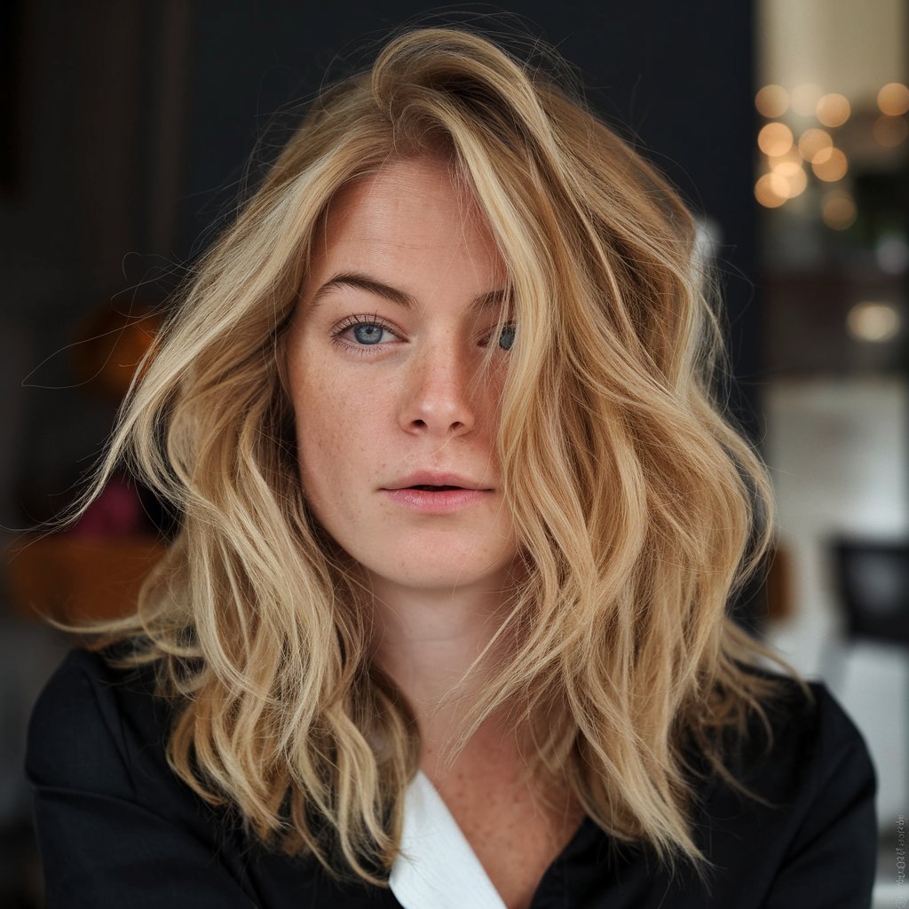 Warm Beige Balayage
