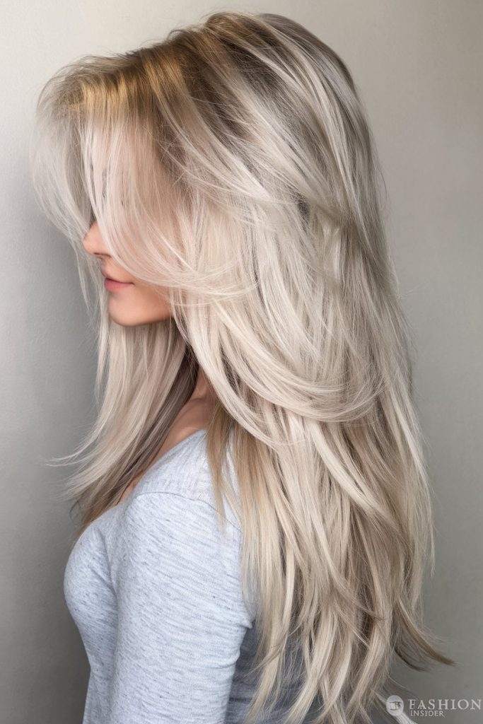 Icy Ash Balayage with Feathered Layers