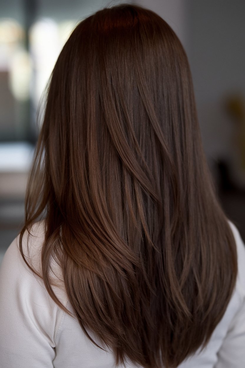 Cinnamon Balayage Highlights
