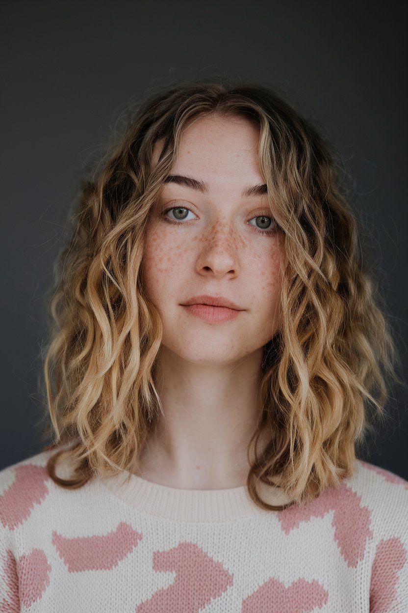 Textured Bob with Fringe
