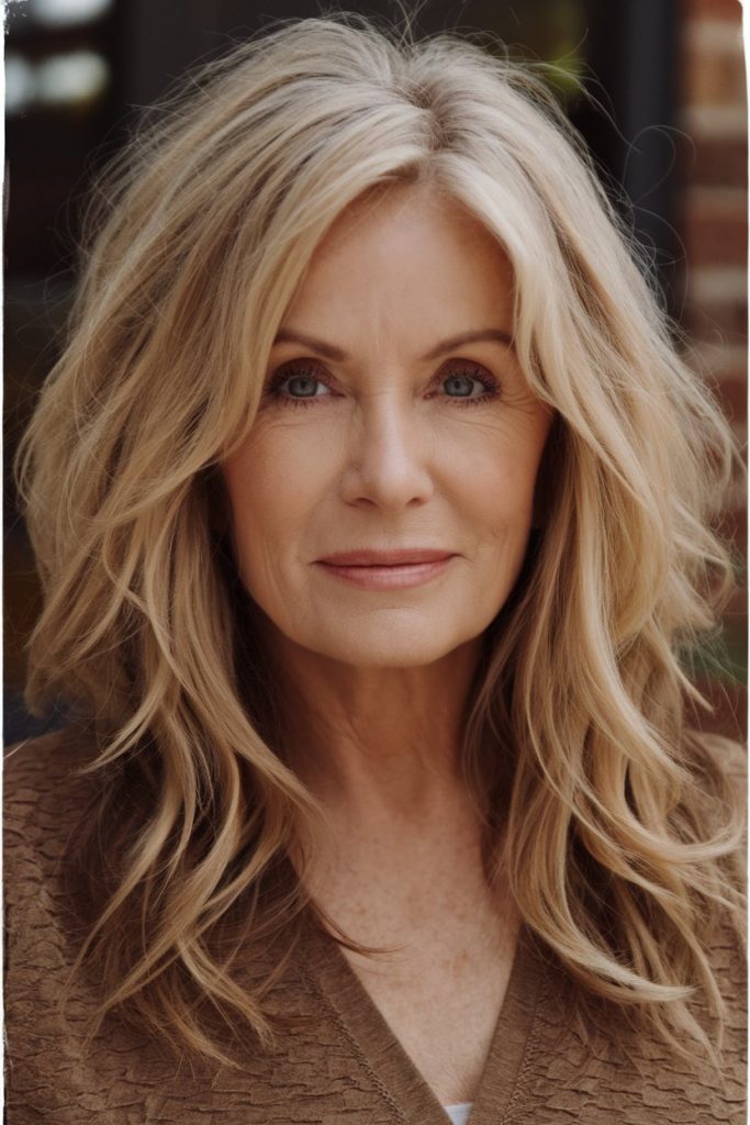 Beachy Blonde Layers for a Sun-Kissed Look