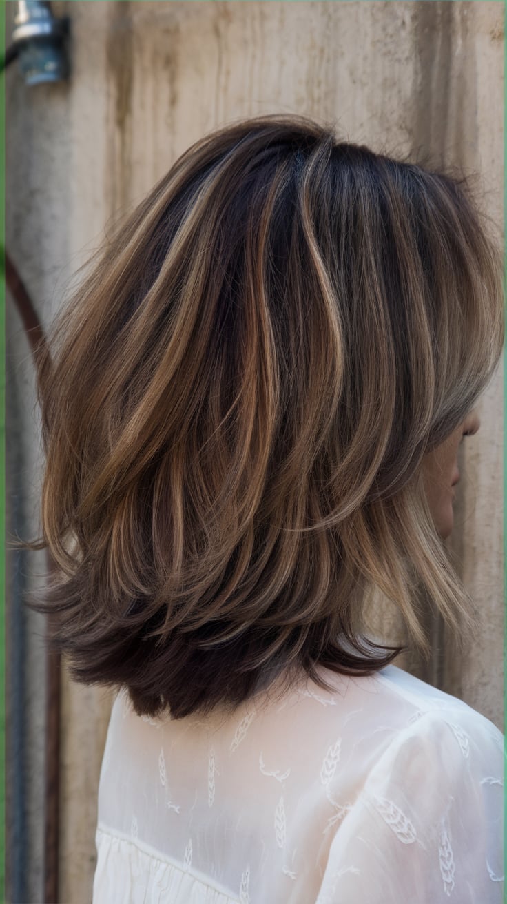 Textured Layers with Honey Highlights