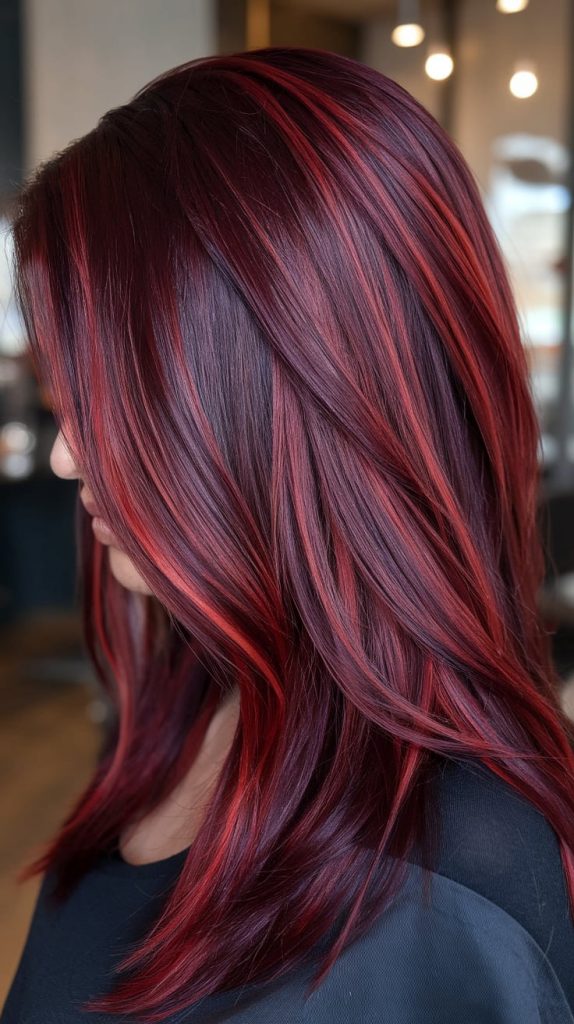 Wine-Streaked Brunette