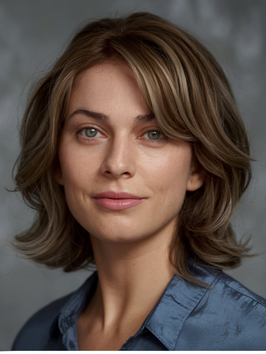 Sleek Bob with Subtle Balayage