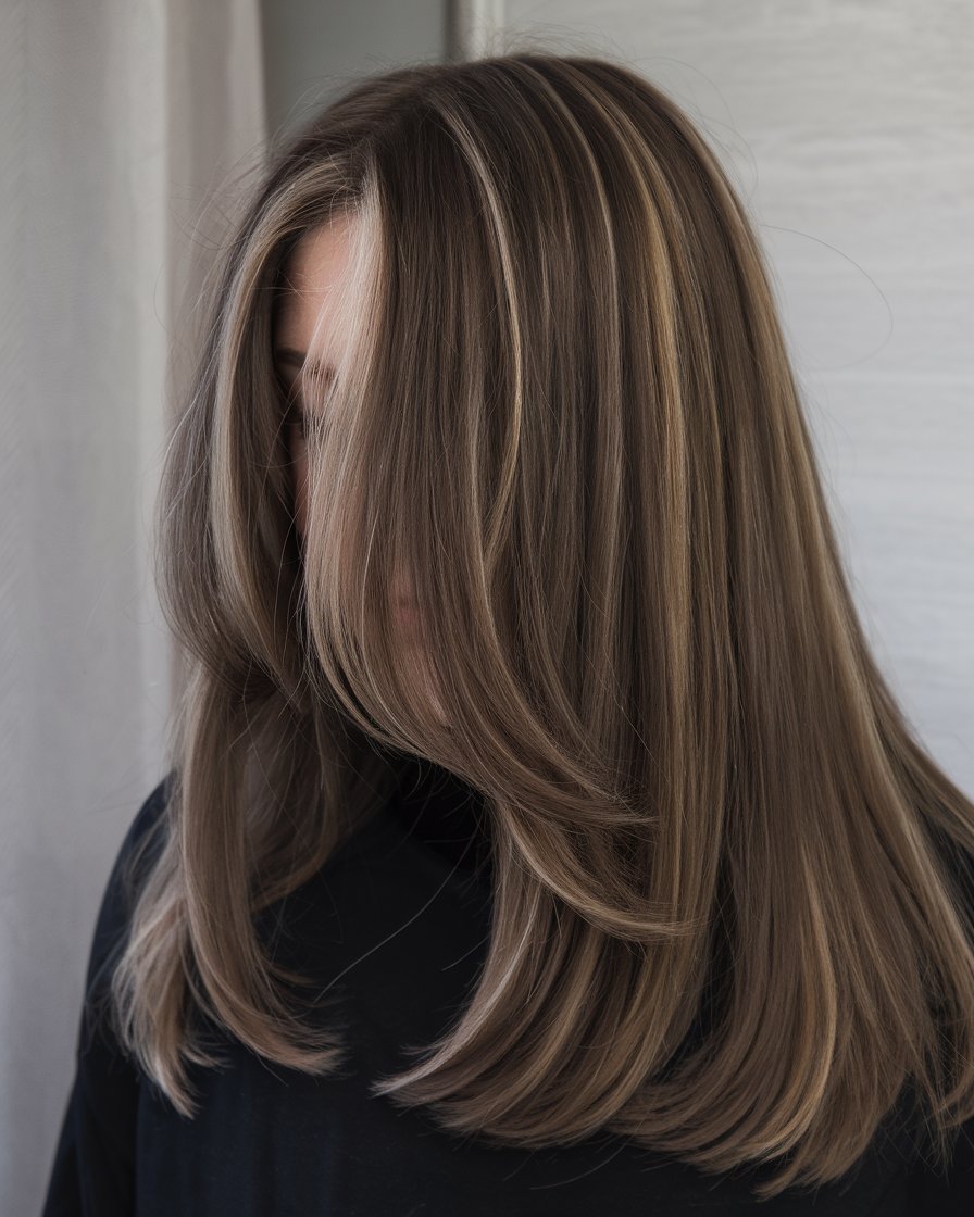 Straight and Subtle Brunette