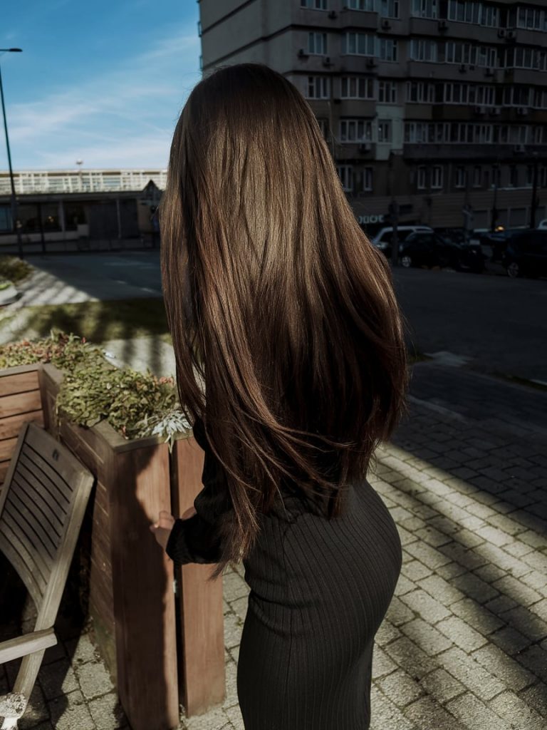 Silky Straight Brunette Elegance