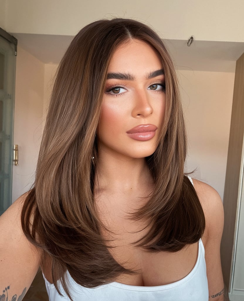 Classic Brunette with Soft Layers